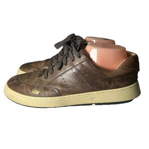 Osklen Mens Soho Sneakers Brown Leather Size 8.5 SKU: 3716610